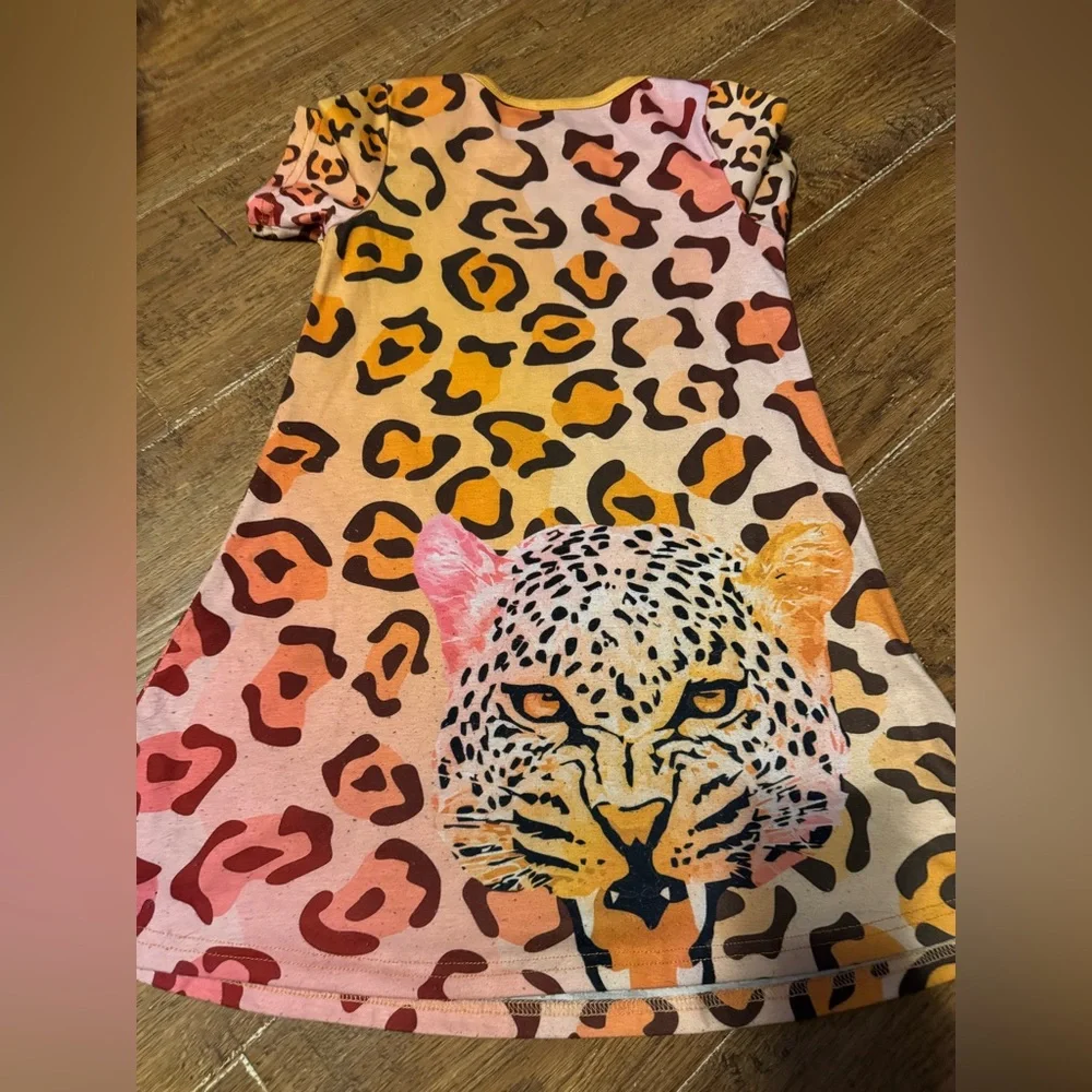 Patty Candy girls cheetah dress 10